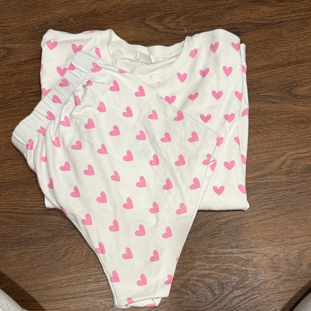 LAKE Pajamas Heart Print